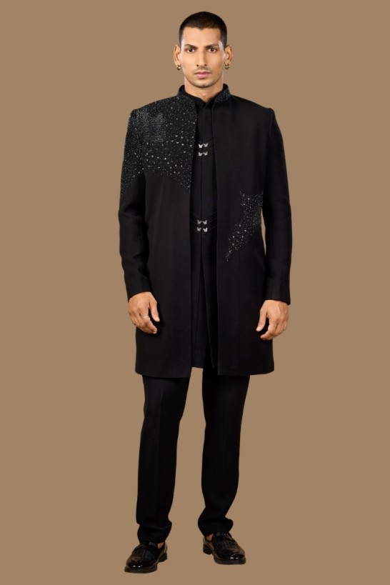 BLACK MIDNIGHT GLAM INDOWESTERN 